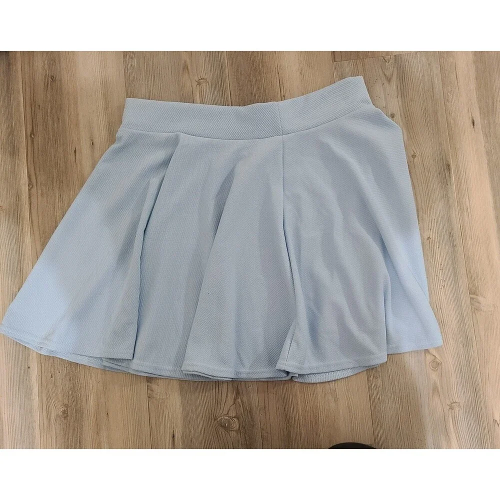 Urban CoCo Women's Basic Versatile Stretchy Flared Casual Mini Skater Skirt - Picture 2 of 5